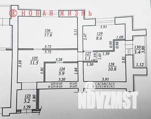 2-к квартира, вторичка, 61м2, 17/18 этаж