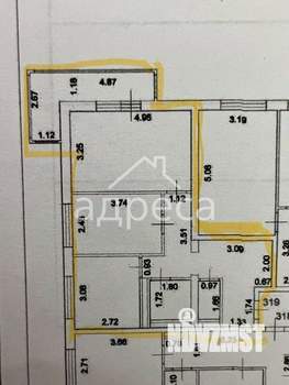 2-к квартира, сданный дом, 51м2, 17/22 этаж