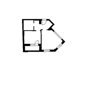 1-к квартира, вторичка, 38м2, 2/19 этаж