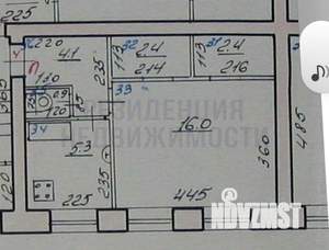 1-к квартира, вторичка, 31м2, 1/2 этаж