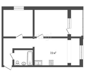 3-к квартира, вторичка, 66м2, 15/16 этаж
