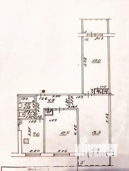 3-к квартира, вторичка, 65м2, 8/9 этаж