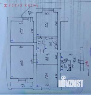 3-к квартира, вторичка, 102м2, 8/14 этаж
