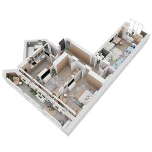 3-к квартира, вторичка, 110м2, 5/8 этаж