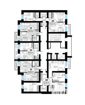 1-к квартира, вторичка, 40м2, 3/18 этаж