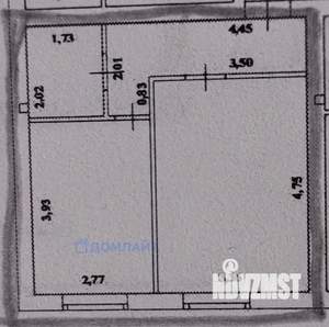 1-к квартира, вторичка, 36м2, 3/3 этаж