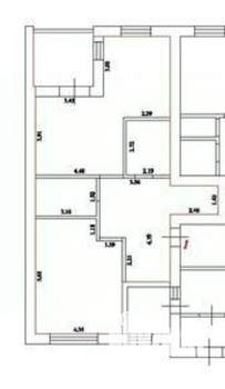 3-к квартира, вторичка, 98м2, 1/17 этаж