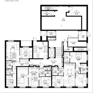 3-к квартира, вторичка, 88м2, 1/8 этаж