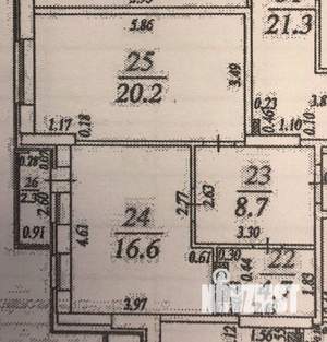 1-к квартира, сданный дом, 50м2, 3/7 этаж