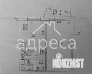 1-к квартира, вторичка, 33м2, 11/12 этаж
