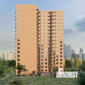 2-к квартира, строящийся дом, 58м2, 15/17 этаж