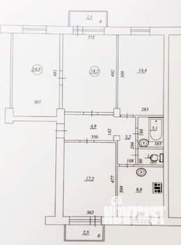 3-к квартира, вторичка, 86м2, 5/5 этаж