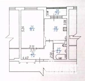 1-к квартира, вторичка, 37м2, 2/24 этаж