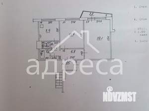 2-к квартира, вторичка, 52м2, 6/9 этаж