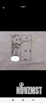 1-к квартира, вторичка, 32м2, 1/9 этаж