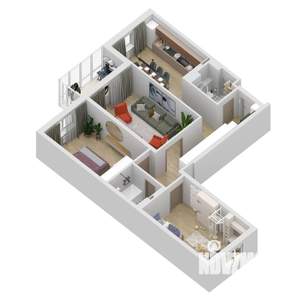 3-к квартира, строящийся дом, 96м2, 9/27 этаж