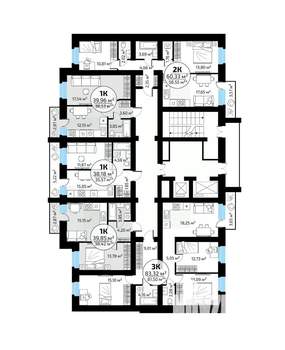 1-к квартира, вторичка, 40м2, 3/18 этаж