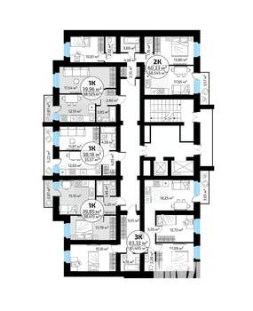 1-к квартира, вторичка, 40м2, 4/18 этаж