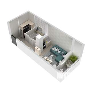 Студия квартира, вторичка, 24м2, 9/24 этаж