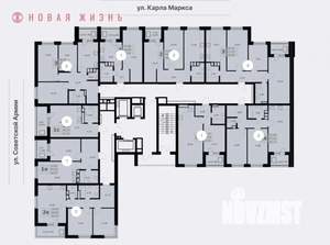 3-к квартира, вторичка, 80м2, 16/24 этаж