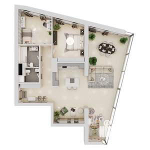 3-к квартира, вторичка, 110м2, 12/37 этаж