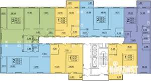 2-к квартира, вторичка, 80м2, 18/27 этаж