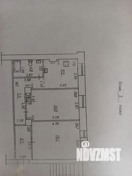 2-к квартира, вторичка, 60м2, 2/5 этаж