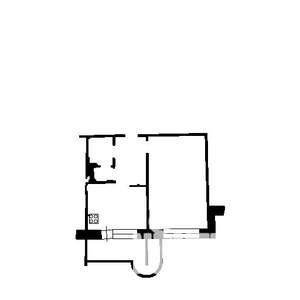 1-к квартира, вторичка, 41м2, 5/9 этаж