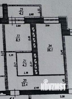 1-к квартира, вторичка, 45м2, 11/16 этаж
