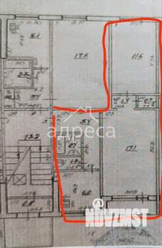 2-к квартира, вторичка, 46м2, 1/5 этаж