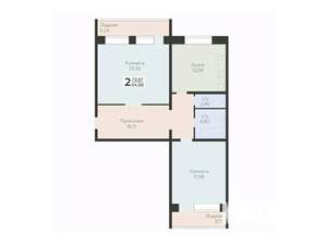 2-к квартира, вторичка, 85м2, 8/12 этаж