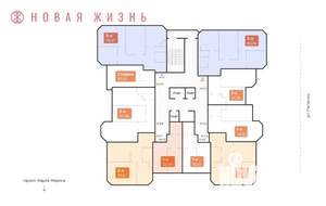 2-к квартира, вторичка, 69м2, 23/23 этаж