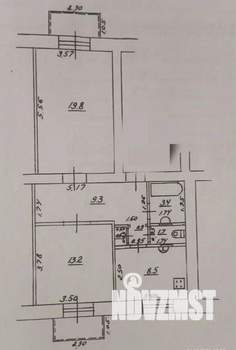 2-к квартира, вторичка, 58м2, 3/5 этаж