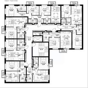 1-к квартира, вторичка, 39м2, 3/8 этаж