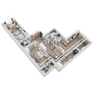 3-к квартира, вторичка, 122м2, 6/8 этаж