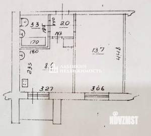 1-к квартира, вторичка, 28м2, 2/9 этаж