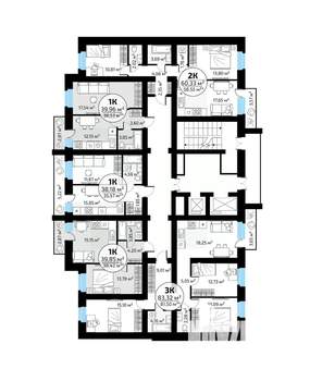 1-к квартира, вторичка, 40м2, 11/18 этаж