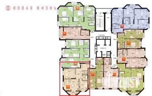 2-к квартира, вторичка, 64м2, 10/23 этаж