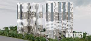 3-к квартира, строящийся дом, 99м2, 17/27 этаж