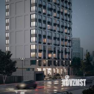2-к квартира, строящийся дом, 56м2, 18/19 этаж