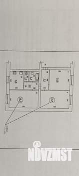 3-к квартира, вторичка, 75м2, 2/2 этаж