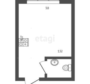 Студия квартира, вторичка, 117м2, 1/5 этаж