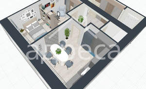 1-к квартира, вторичка, 56м2, 2/16 этаж