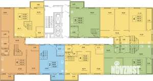 2-к квартира, строящийся дом, 104м2, 26/27 этаж