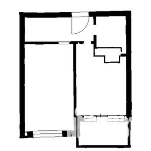 1-к квартира, вторичка, 44м2, 21/24 этаж