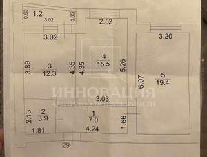 2-к квартира, вторичка, 62м2, 4/16 этаж