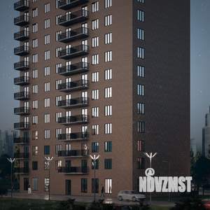 2-к квартира, строящийся дом, 58м2, 12/17 этаж