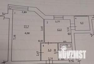 1-к квартира, вторичка, 47м2, 9/10 этаж
