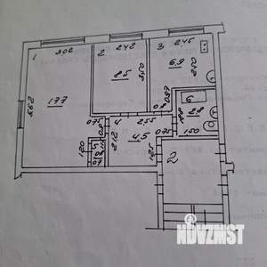 2-к квартира, вторичка, 41м2, 1/5 этаж