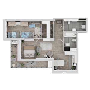2-к квартира, вторичка, 75м2, 17/22 этаж